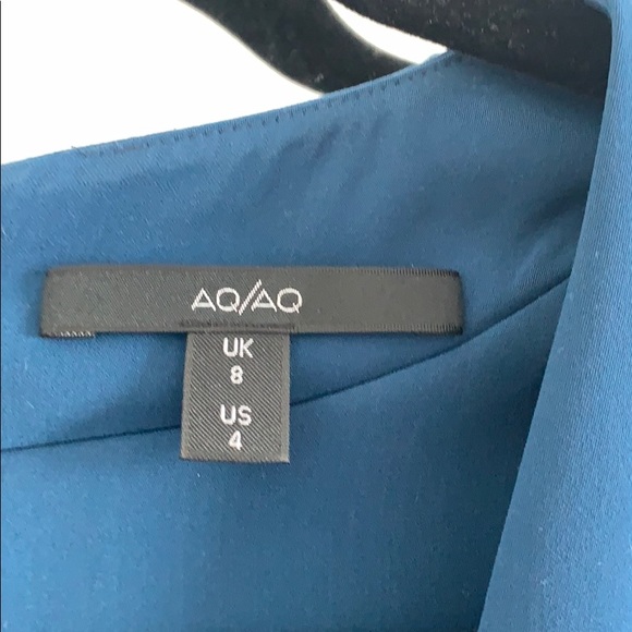 AQ/AQ jumpsuit in V neck and origami detail - Picture 5 of 6